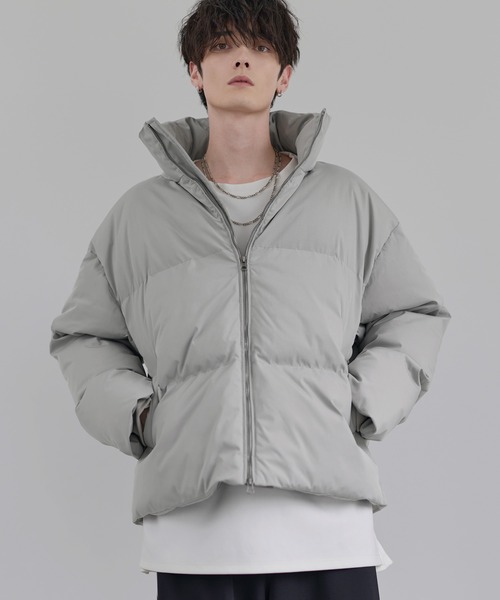 セール】【600フィルパワー】 ルーズシルエットスタンドネック中綿