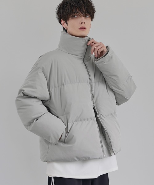 セール】【600フィルパワー】 ルーズシルエットスタンドネック中綿