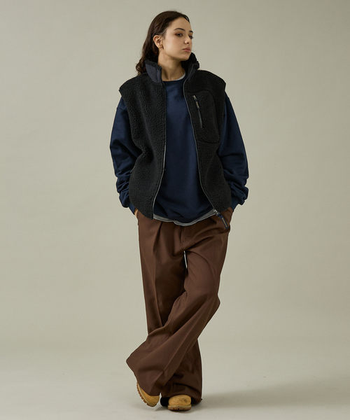 PENDLETON/ペンドルトン】Jaqared Boa Stand Vest/ジャガード/ベスト