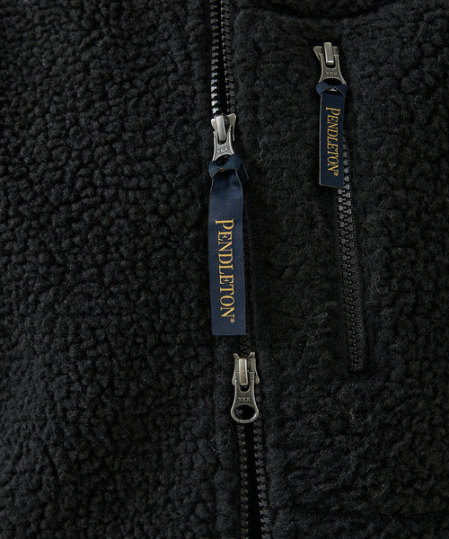 PENDLETON(ペンドルトン)の「【PENDLETON/ペンドルトン】Jaqared Boa Stand Vest/ジャガード/ベスト/ユニセックス(ベスト・メンズ・ブラック/アイボリー・L/M)」の18枚目の写真