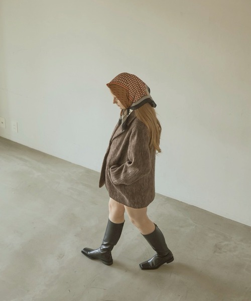 Alumu.（エルム）の「AM570915シャギージャケットコート（その他アウター・レディース・ブラウン・FREE）」の20枚目の写真