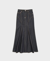 JOHN LAWRENCE SULLIVAN | 【JOHN LAWRENCE SULLIVAN/ジョンローレンスサリバン】RIGID DENIM MERMAID LINE SKIRT/リジッドデニムマーメイドラインスカート(スカート)