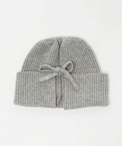 BEAUTY&YOUTH UNITED ARROWS（ビューティーアンドユースユナイテッドアローズ）の「バックリボン ニットキャップ（ニットキャップ/ビーニー・レディース・グレー系/ブラック/ベージュ・FREE）」の12枚目の写真