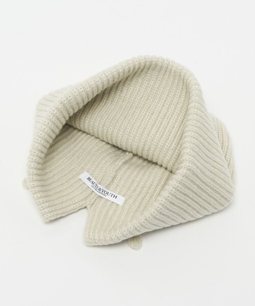 BEAUTY&YOUTH UNITED ARROWS（ビューティーアンドユースユナイテッドアローズ）の「バックリボン ニットキャップ（ニットキャップ/ビーニー・レディース・グレー系/ブラック/ベージュ・FREE）」の17枚目の写真