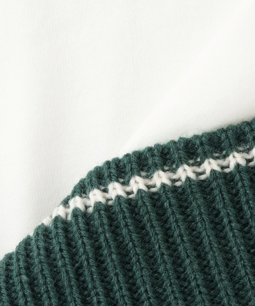 LOVETOXIC（ラブトキシック）の「【GOODPRICE】ケーブルニットTシャツSET（アンサンブル・キッズ・オフホワイト/トップグレー/グリーン/ネイビー・S:140cm/M:150cm/L:160cm/130cm）」の14枚目の写真