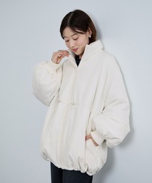 NAVY（ネイビー）の「nAvy パフデザイン中綿スタンドコート【ウェストコード】（ダウンジャケット/コート）」