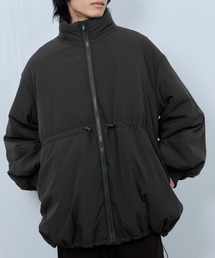 NAVY（ネイビー）の「nAvy パフデザイン中綿スタンドコート【ウェストコード】（ダウンジャケット/コート）」