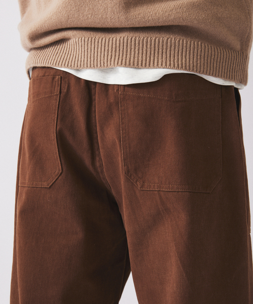 JOURNAL STANDARD relume（ジャーナルスタンダード　レリューム）の「”Relume” ヘビー ブラッシュ ベイカー パンツ（チノパンツ・メンズ・カーキ/ブラック/ブラウン・LARGE/MEDIUM/SMALL）」の10枚目の写真