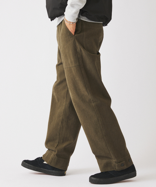 JOURNAL STANDARD relume（ジャーナルスタンダード　レリューム）の「”Relume” ヘビー ブラッシュ ベイカー パンツ（チノパンツ・メンズ・カーキ/ブラック/ブラウン・LARGE/MEDIUM/SMALL）」の14枚目の写真
