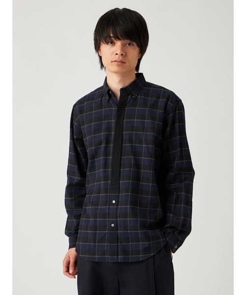 Mc McGREGOR(エムシーマックレガー)の「【Mc McGREGOR】フランネルチェックシャツ(シャツ/ブラウス・メンズ・レッド/ネイビー・L/M)」の1枚目の写真