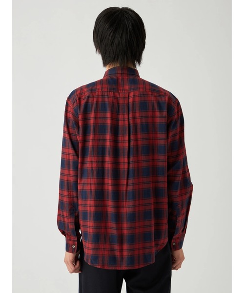 Mc McGREGOR(エムシーマックレガー)の「【Mc McGREGOR】フランネルチェックシャツ(シャツ/ブラウス・メンズ・レッド/ネイビー・L/M)」の6枚目の写真
