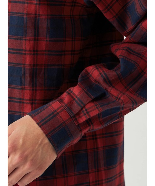 Mc McGREGOR(エムシーマックレガー)の「【Mc McGREGOR】フランネルチェックシャツ(シャツ/ブラウス・メンズ・レッド/ネイビー・L/M)」の8枚目の写真