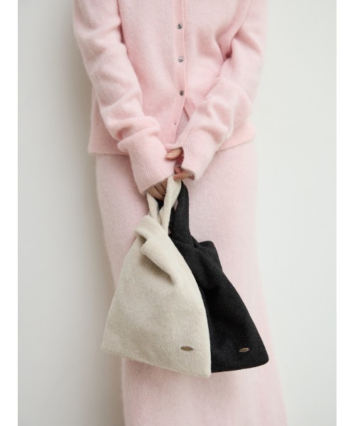 MIESROHE（ミースロエ）の「アルパカ混シャツニットカーデ（カーディガン/ボレロ・レディース・チャコールグレー/ピンク/レッド/ホワイト・F）」の8枚目の写真