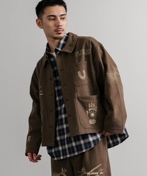 Adolphe Lafont ブラウン カバーオール Adolphe Lafont ブラウン カバーオール Adolphe Lafont ブラウン