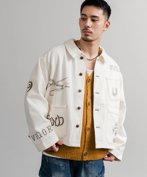 KRIFF MAYER（クリフメイヤー）の「ノーカラーカバーオール