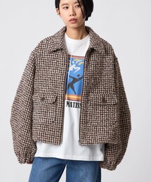 CITEN | ＜CITEN＞ツイードブルゾン(ブルゾン)