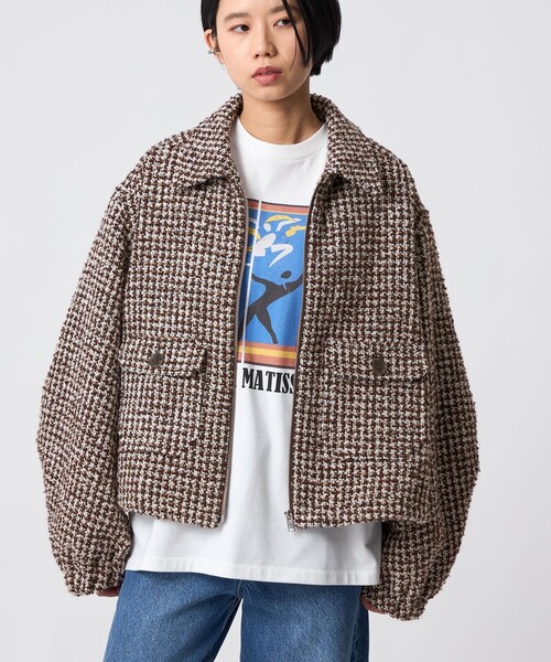 セール】＜CITEN＞ツイードブルゾン（ブルゾン）｜CITEN（シテン）の