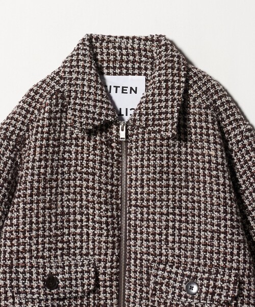 CITEN（シテン）の「＜CITEN＞ツイードブルゾン（ブルゾン・レディース・ブラック/ブラウン系・S/M）」の14枚目の写真