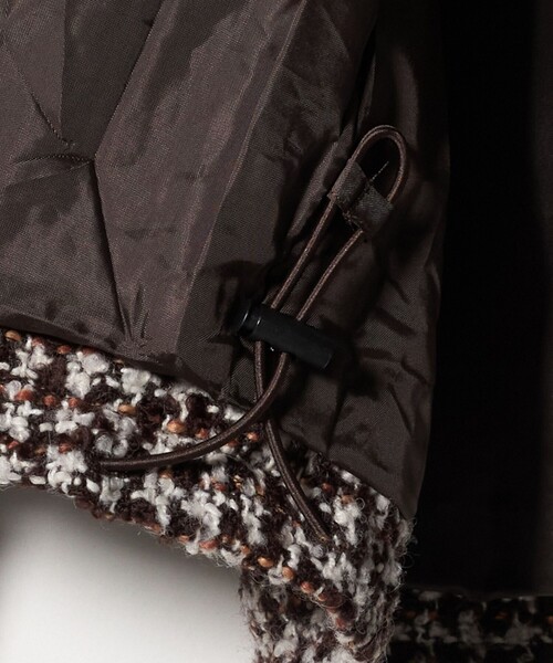 CITEN（シテン）の「＜CITEN＞ツイードブルゾン（ブルゾン・レディース・ブラック/ブラウン系・S/M）」の17枚目の写真