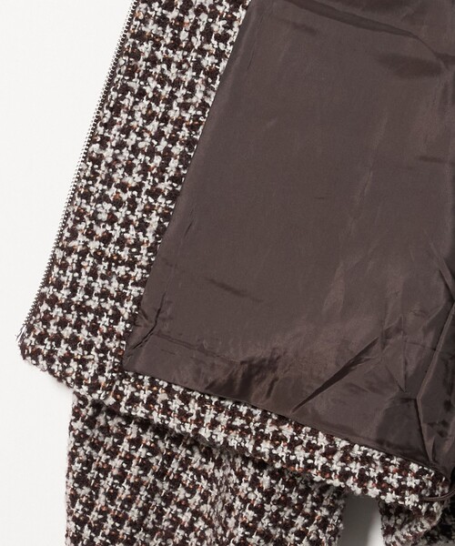 CITEN（シテン）の「＜CITEN＞ツイードブルゾン（ブルゾン・レディース・ブラック/ブラウン系・S/M）」の18枚目の写真