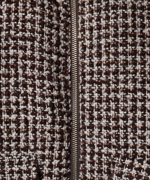 CITEN（シテン）の「＜CITEN＞ツイードブルゾン（ブルゾン・レディース・ブラック/ブラウン系・S/M）」の19枚目の写真