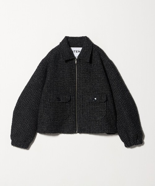 CITEN（シテン）の「＜CITEN＞ツイードブルゾン（ブルゾン・レディース・ブラック/ブラウン系・S/M）」の20枚目の写真