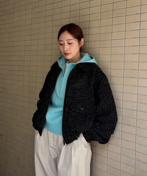 セール】＜CITEN＞ツイードブルゾン（ブルゾン）｜CITEN（シテン）の