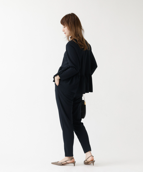 DESIGNWORKS(デザインワークス)の「【セットアップ対応】テーパードパンツ(その他パンツ・レディース・ブラック/ネイビー/アイボリー・38)」の17枚目の写真