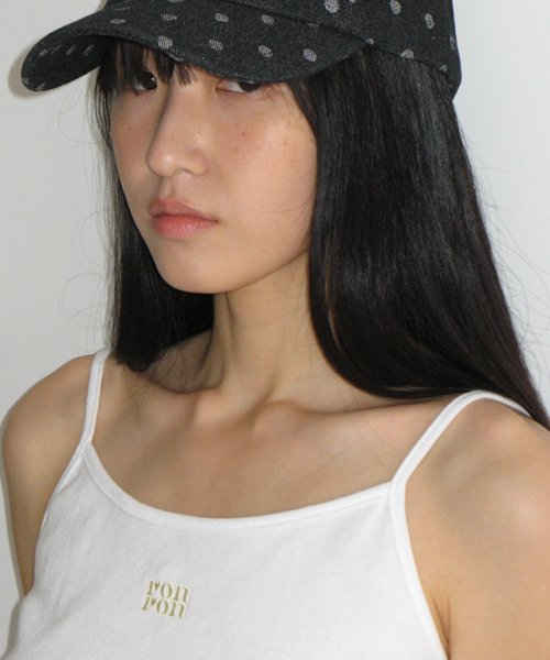 RONRON(ロンロン)の「SIMPLE LOGO POINT SLEEVELESS WHITE(Tシャツ/カットソー・レディース・その他・FREE)」の2枚目の写真
