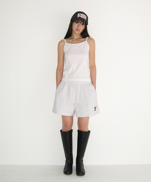 RONRON(ロンロン)の「SIMPLE LOGO POINT SLEEVELESS WHITE(Tシャツ/カットソー・レディース・その他・FREE)」の3枚目の写真
