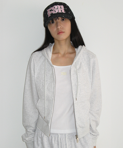 RONRON(ロンロン)の「SIMPLE LOGO POINT SLEEVELESS WHITE(Tシャツ/カットソー・レディース・その他・FREE)」の4枚目の写真