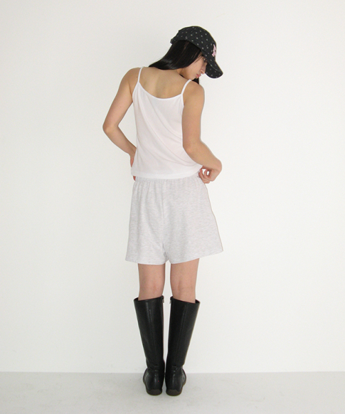 RONRON(ロンロン)の「SIMPLE LOGO POINT SLEEVELESS WHITE(Tシャツ/カットソー・レディース・その他・FREE)」の5枚目の写真