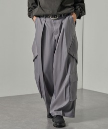 ERL グレー カーゴパンツ ワイドフィット M ERL グレー カーゴパンツ ワイドフィット M ERL グレー カーゴパンツ