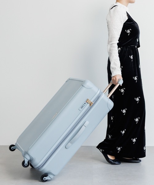 Jewelna Rose(ジュエルナローズ)の「フォギージュエルトローリー XLサイズ 85~100L 05903(スーツケース/キャリーバッグ・レディース・ピンク/オフホワイト/ブルーグレー・FREE)」の20枚目の写真