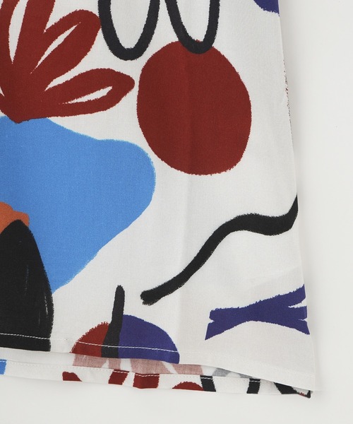 styles（スタイルス）の「WAX LONDON DIDCOT BLOCK SCRIBBLE SS25-SSS-DID-BRZ-REB（シャツ/ブラウス・メンズ・マルチ・M/L）」の5枚目の写真