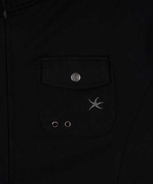 THECOLDESTMOMENT（ザコールデストモーメント）の「TCM easy pocket hooded zip-up (black)（パーカー・レディース・その他・SMALL/MEDIUM）」の4枚目の写真