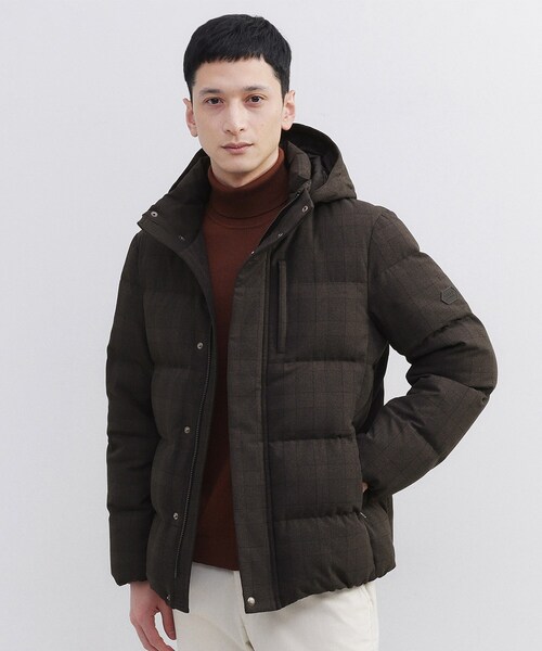 TAKEO KIKUCHI（タケオキクチ）の「ウールライク チェック ダウン ブルゾン（ダウンジャケット/コート・メンズ・チャコールグレー/ブラウン系その他2/ネイビー系1・02/03/04）」の17枚目の写真