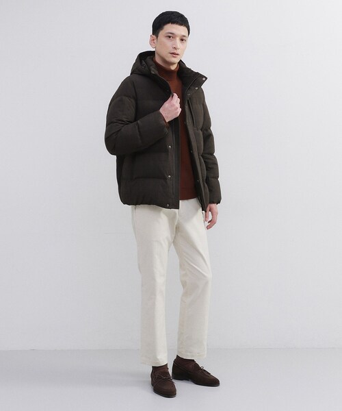 TAKEO KIKUCHI（タケオキクチ）の「ウールライク チェック ダウン ブルゾン（ダウンジャケット/コート・メンズ・チャコールグレー/ブラウン系その他2/ネイビー系1・02/03/04）」の19枚目の写真