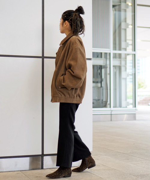 AP STUDIO（エーピーストゥディオ）の「スエードブルゾン（その他アウター・レディース・キャメル・36/38）」の5枚目の写真