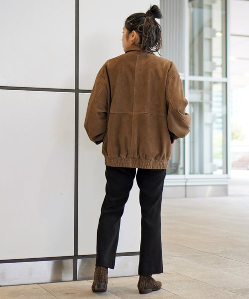 スエードブルゾン（その他アウター）｜AP STUDIO（エーピー