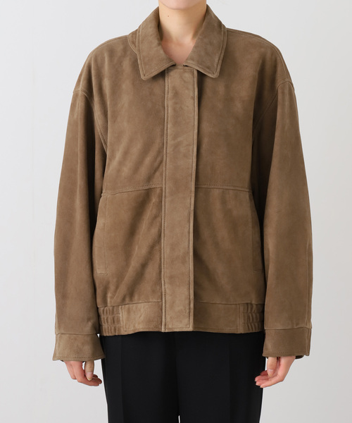 スエードブルゾン（その他アウター）｜AP STUDIO（エーピー