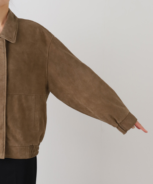AP STUDIO（エーピーストゥディオ）の「スエードブルゾン（その他アウター・レディース・キャメル・36/38）」の16枚目の写真