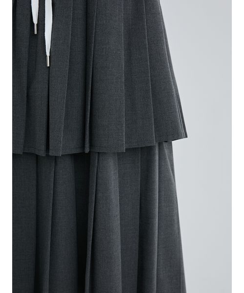 Layered Pleated Skirt/レイヤードプリーツスカート（スカート