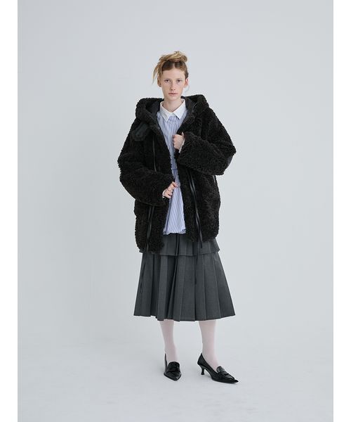 Layered Pleated Skirt/レイヤードプリーツスカート(スカート Layered Pleated Skirt/レイヤードプリーツスカート(スカート