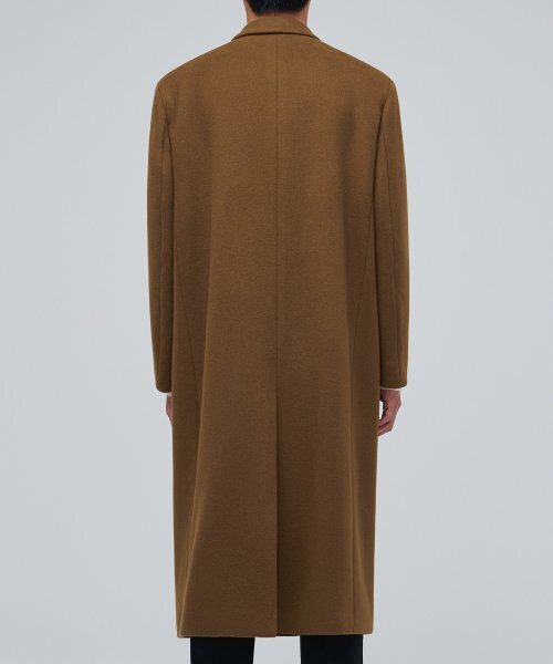 MUSINSA STANDARD(ムシンサスタンダード)の「カシミアブレンドパパショルダーダブルロングコート【タンブラウン】(チェスターコート・メンズ・その他・MEDIUM/LARGE/X-LARGE/XX-LARGE)」の16枚目の写真