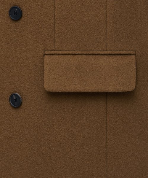 MUSINSA STANDARD(ムシンサスタンダード)の「カシミアブレンドパパショルダーダブルロングコート【タンブラウン】(チェスターコート・メンズ・その他・MEDIUM/LARGE/X-LARGE/XX-LARGE)」の11枚目の写真
