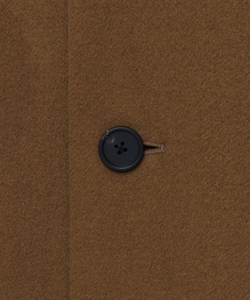 MUSINSA STANDARD(ムシンサスタンダード)の「カシミアブレンドパパショルダーダブルロングコート【タンブラウン】(チェスターコート・メンズ・その他・MEDIUM/LARGE/X-LARGE/XX-LARGE)」の12枚目の写真