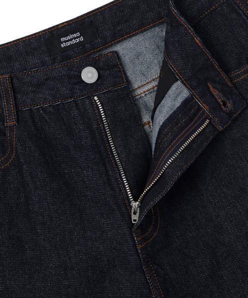 MUSINSA STANDARD WOMAN（ムシンサスタンダードウーマン）の「ウィメンズレギュラーフィットデニムパンツ[ディープインディゴ]（デニムパンツ・レディース・その他・29/30/24/25/26/27/28）」の4枚目の写真
