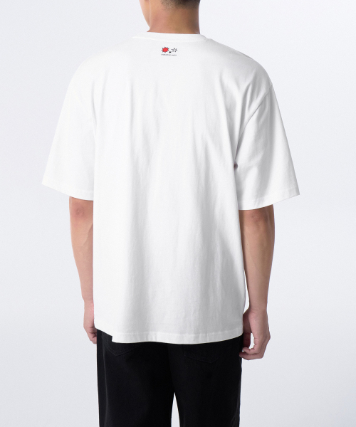 MUSINSA STANDARD（ムシンサスタンダード）の「グラフレックス_ハイハイTシャツ[ホワイト]（Tシャツ/カットソー・メンズ・その他・MEDIUM/LARGE/X-LARGE/XX-LARGE）」の2枚目の写真