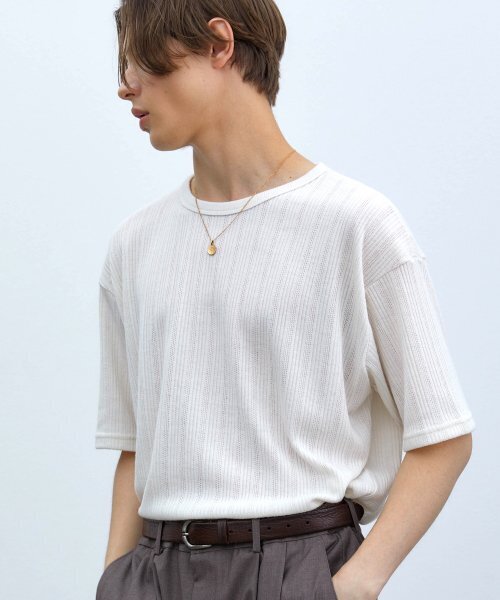 TRIP LE SENS(トリップ ル センス)の「クロシェニットTシャツ_Blue(ニット/セーター・レディース・その他・MEDIUM/LARGE)」の2枚目の写真